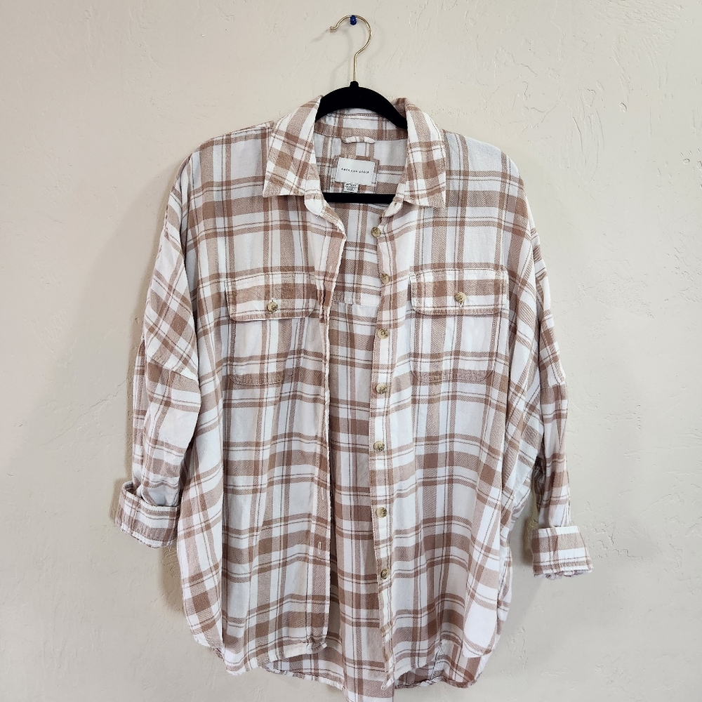 American Eagle Oversize Super Soft Flannel
